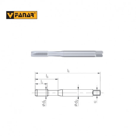 GWINTOWNIK DIN 376-E  M20  ISO2(6H)  HSSE Ms