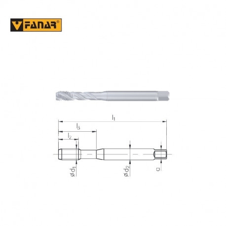 GWINTOWNIK  DIN 371  M3  ISO3 (6G) HSSE  800