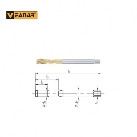 GWINTOWNIK DIN-376-C  M8  ISO3(6G)  R40  HSSE 800