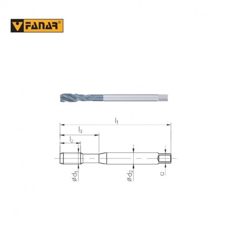 GWINTOWNIK DIN-376-C  M36  ISO2(6H ) R40  HSSE-PM  FAN