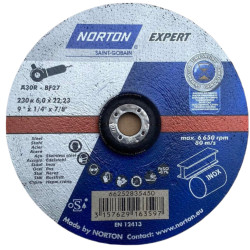 Norton Expert tarcza 230x6,0x22,23 stal inox