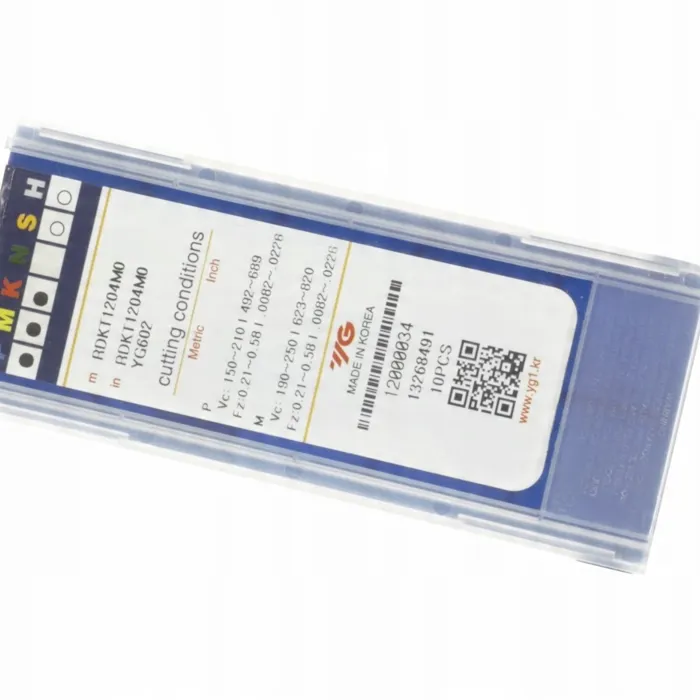  YG-1 Płytka RDKT 1204MO YG602 stal, inox, żeliwo hard opakowanie 10 płytek 