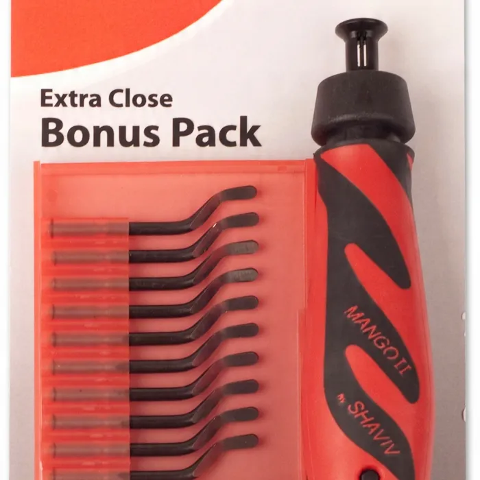  SHAVIV okrawacz do krawędzi rączka + 10 ostrzy E100 Bonus Pack 219-000623 