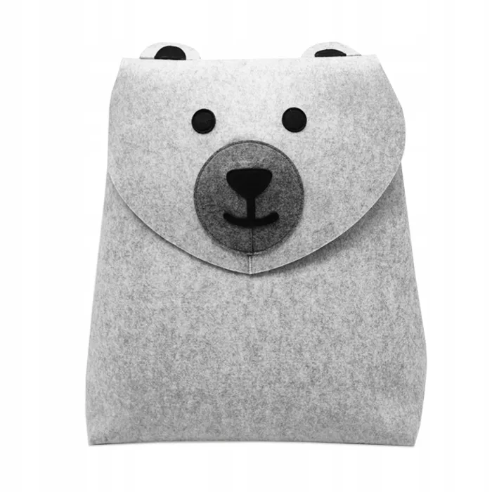  MAAN FILCOWY KOSZ NA ZABAWKI LITTLE BEAR 44X26X55CM 