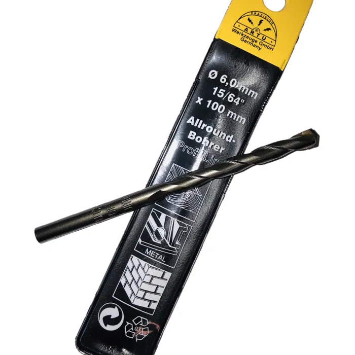  Artu Wiertło tytanowe Artu PL-01843 do metalu 6mm 