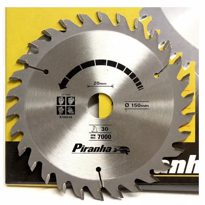 Piranha HI-TECH Piła TCT/HM 150 mm otw.20 z12 do pilarki ręcznej 