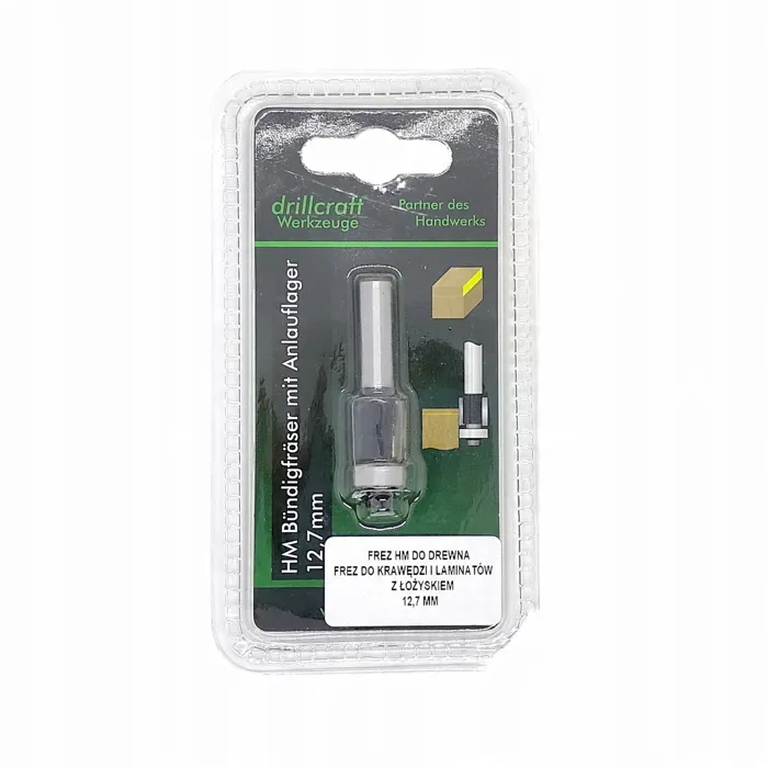  Frez do krawędzi i laminatów 12,7 mm DRILLCRAFT 