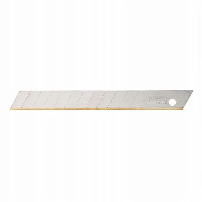  OSTRZA ŁAMANE TYTANOWE 9mm 10 SZTUK NEO 64-220 
