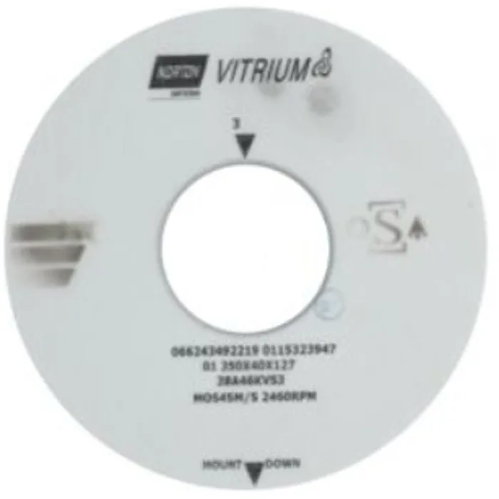  NORTON Ściernica 350x40x127 38A46KVS3 Ściernica biała fi 350/40/127 