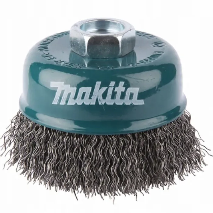  MAKITA Druciana szczotka garnkowa 75mm M14, drut karbowany D-24094 