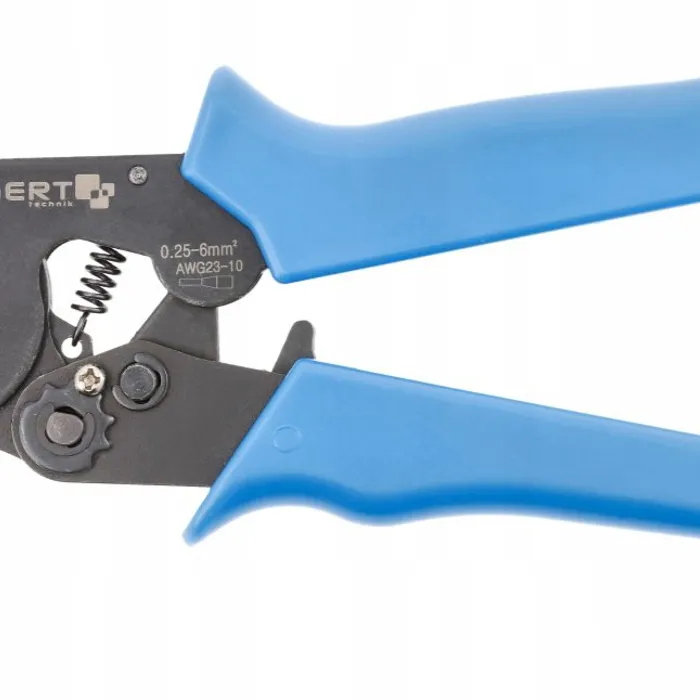  HOEGERT SZCZYPCE SAMONASTAWNE DO ZACISKANIA TULEJEK 0,25 mm² - 6 mm² 