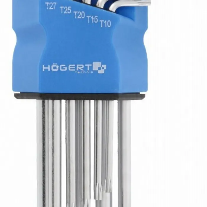  HOGERT HT1W830 KLUCZE TORX 9 sz DŁUGIE 