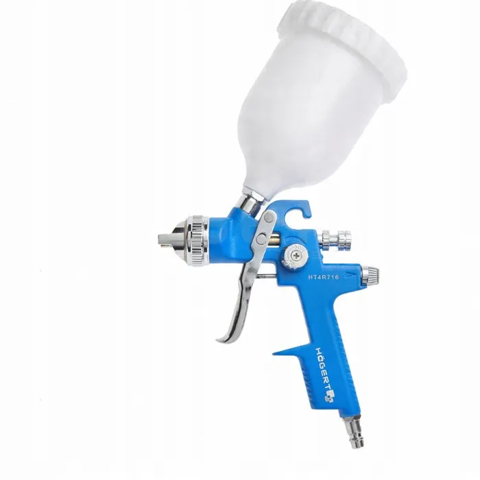  Högert Technik Pistolet lakierniczy H.V.L.P, mini górny zbiornik 100ml 