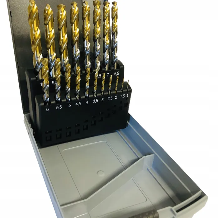  Zestaw wierteł 1-10mm 19szt. HSSE TIN CZW-19 FANAR 