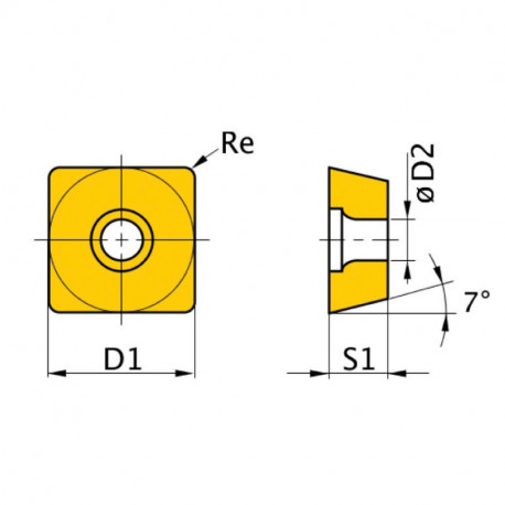 Wkłady wymienne HM ISO SCMT09T304