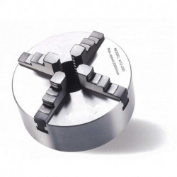 Uchwyt tokarski czteroszczękowy OPTIMUM Odlewany Camlock, mocowanie pojedyncze 200 mm Camlock DIN ISO 702-2 nr 5