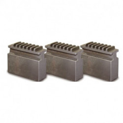 Zestaw szczęk blokowych miękkich do uchwytu tokarskiego czteroszczękowego 200 mm Camlock DIN ISO 702-2 nr 6