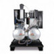 Stacjonarna sprężarka tłokowa z 2x 100-litrowymi zbiornikami sprężonego powietrza 853 / 2x100 / 10KK