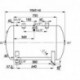 Zbiornik sprężonego powietrza ACDB 270/10 H ocynkowana